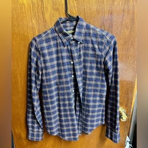Rugby Ralph Lauren Blue Red Checkered Button Down Shirt Size 6
